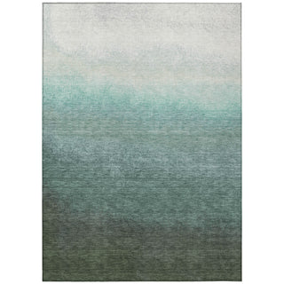 Piper Looms Chantille Ombre ACN2012 Seafoam Machine Washable Area Rug main image