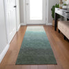 Piper Looms Chantille Ombre ACN2012 Seafoam Machine Washable Area Rug Runner Lifestyle Image Feature