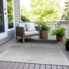 Piper Looms Chantille Ombre ACN2012 Silver Machine Washable Area Rug Outdoor Lifestyle Image Feature