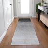 Piper Looms Chantille Ombre ACN2012 Silver Machine Washable Area Rug Runner Lifestyle Image Feature