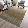 Piper Looms Chantille Ombre ACN2012 Taupe Machine Washable Area Rug Lifestyle Image Feature