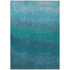Piper Looms Chantille Ombre ACN2012 Teal Machine Washable Area Rug main image