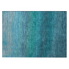 Piper Looms Chantille Ombre ACN2012 Teal Machine Washable Area Rug Scatter Main Image