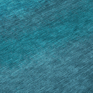 Piper Looms Chantille Ombre ACN2012 Teal Machine Washable Area Rug Swatch Image
