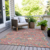 Piper Looms Chantille Global ACN2013 Coral Machine Washable Area Rug Outdoor Lifestyle Image Feature