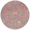 Piper Looms Chantille Global ACN2013 Coral Machine Washable Area Rug Round Main Image