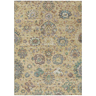 Piper Looms Chantille Global ACN2013 Gold Machine Washable Area Rug main image