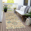 Piper Looms Chantille Global ACN2013 Gold Machine Washable Area Rug Runner Outdoor Lifestyle Image Feature