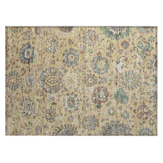 Piper Looms Chantille Global ACN2013 Gold Machine Washable Area Rug Scatter Main Image