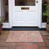 Piper Looms Chantille Global ACN2013 Orange Machine Washable Area Rug Scatter Outdoor Lifestyle Image Feature