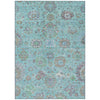 Piper Looms Chantille Global ACN2013 Teal Machine Washable Area Rug main image