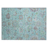Piper Looms Chantille Global ACN2013 Teal Machine Washable Area Rug Scatter Main Image