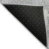 Piper Looms Chantille Geometric ACN2014 Gray Machine Washable Area Rug Backing Image