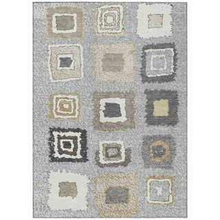 Piper Looms Chantille Geometric ACN2014 Gray Machine Washable Area Rug main image