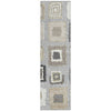Piper Looms Chantille Geometric ACN2014 Gray Machine Washable Area Rug Runner Main Image