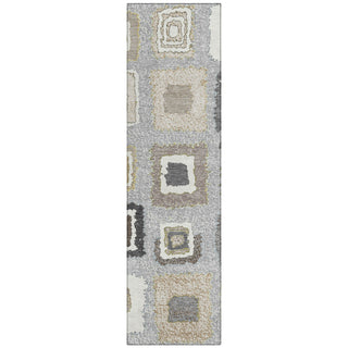 Piper Looms Chantille Geometric ACN2014 Gray Machine Washable Area Rug Runner Main Image