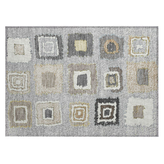 Piper Looms Chantille Geometric ACN2014 Gray Machine Washable Area Rug Scatter Main Image