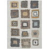 Piper Looms Chantille Geometric ACN2014 Ivory Machine Washable Area Rug main image