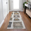 Piper Looms Chantille Geometric ACN2014 Ivory Machine Washable Area Rug Runner Lifestyle Image Feature