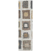 Piper Looms Chantille Geometric ACN2014 Ivory Machine Washable Area Rug Runner Main Image