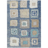 Piper Looms Chantille Geometric ACN2014 Navy Machine Washable Area Rug main image