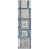 Piper Looms Chantille Geometric ACN2014 Navy Machine Washable Area Rug Runner Main Image