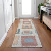 Piper Looms Chantille Geometric ACN2014 Peach Machine Washable Area Rug Runner Lifestyle Image Feature
