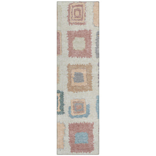 Piper Looms Chantille Geometric ACN2014 Peach Machine Washable Area Rug Runner Main Image