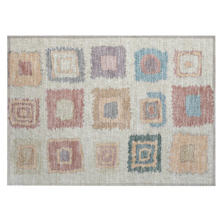 Piper Looms Chantille Geometric ACN2014 Peach Machine Washable Area Rug Scatter Main Image