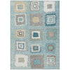 Piper Looms Chantille Geometric ACN2014 Teal Machine Washable Area Rug main image