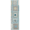 Piper Looms Chantille Geometric ACN2014 Teal Machine Washable Area Rug Runner Main Image