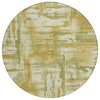 Piper Looms Chantille Abstract ACN2015 Aloe Machine Washable Area Rug Round Main Image