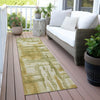 Piper Looms Chantille Abstract ACN2015 Aloe Machine Washable Area Rug Runner Outdoor Lifestyle Image Feature