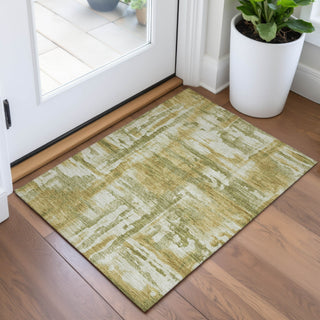 Piper Looms Chantille Abstract ACN2015 Aloe Machine Washable Area Rug Scatter Lifestyle Image Feature
