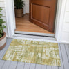 Piper Looms Chantille Abstract ACN2015 Aloe Machine Washable Area Rug Scatter Outdoor Lifestyle Image Feature