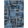 Piper Looms Chantille Abstract ACN2015 Black Machine Washable Area Rug main image