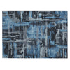 Piper Looms Chantille Abstract ACN2015 Black Machine Washable Area Rug Scatter Main Image