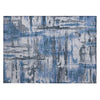 Piper Looms Chantille Abstract ACN2015 Blue Machine Washable Area Rug Scatter Main Image