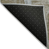 Piper Looms Chantille Abstract ACN2015 Brown Machine Washable Area Rug Backing Image