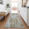 Piper Looms Chantille Abstract ACN2015 Brown Machine Washable Area Rug Runner Lifestyle Image Feature