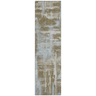 Piper Looms Chantille Abstract ACN2015 Brown Machine Washable Area Rug Runner Main Image