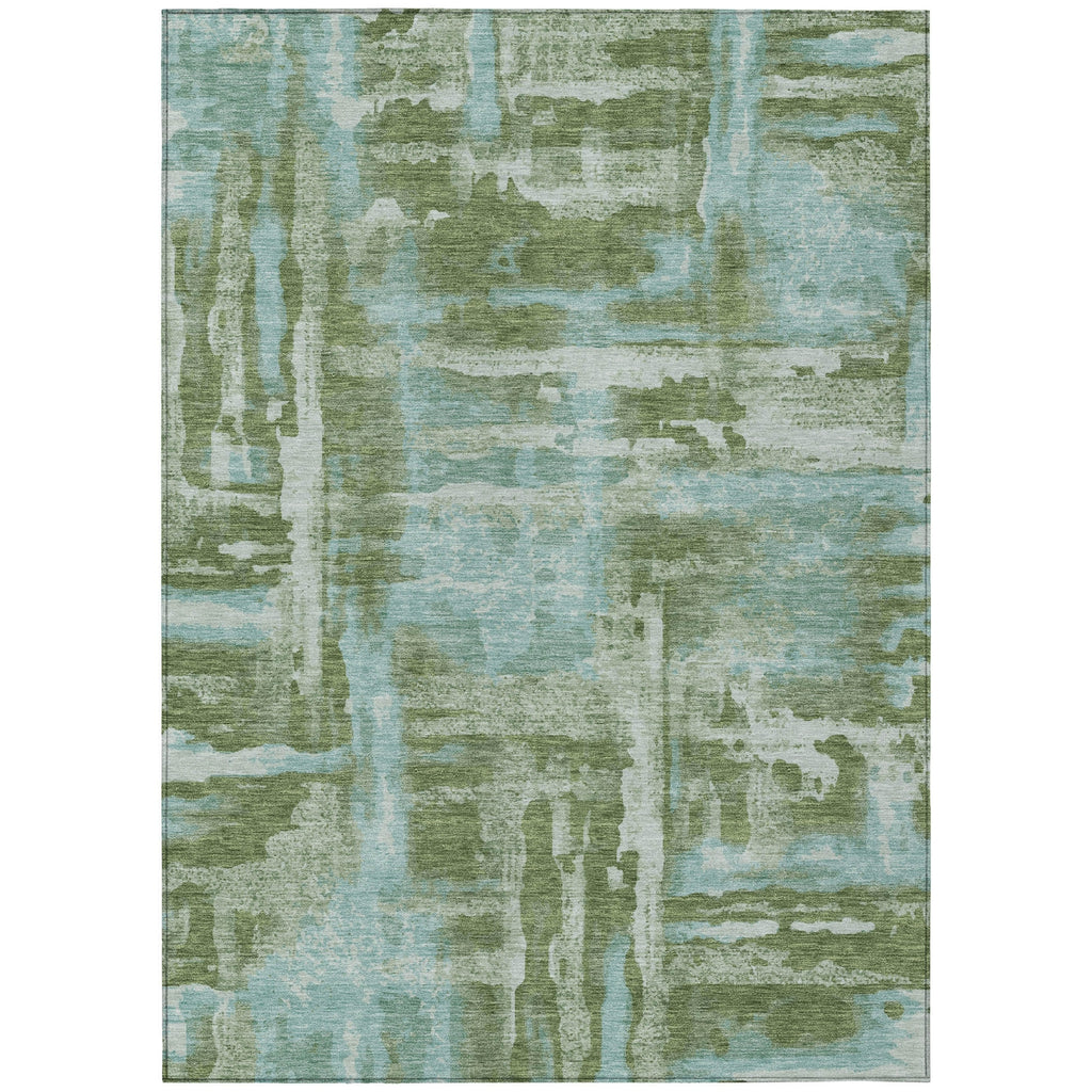 Piper Looms Chantille Abstract ACN2015 Cactus Machine Washable Area Rug main image