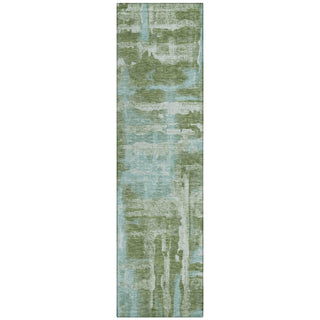 Piper Looms Chantille Abstract ACN2015 Cactus Machine Washable Area Rug Runner Main Image