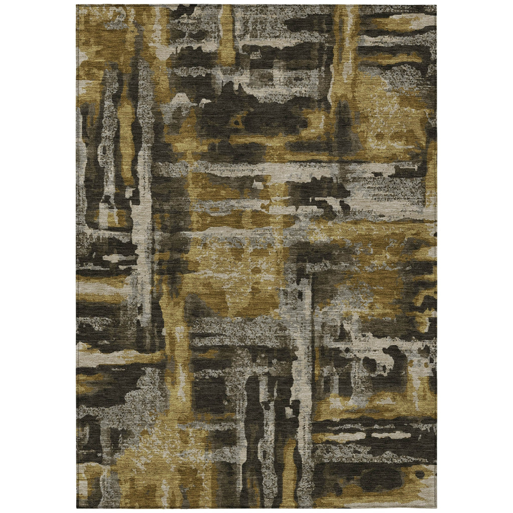 Piper Looms Chantille Abstract ACN2015 Coffee Machine Washable Area Rug main image
