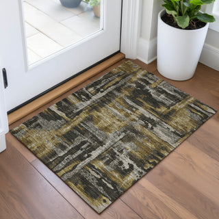 Piper Looms Chantille Abstract ACN2015 Coffee Machine Washable Area Rug Scatter Lifestyle Image Feature