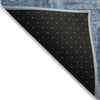 Piper Looms Chantille Abstract ACN2015 Denim Machine Washable Area Rug Backing Image
