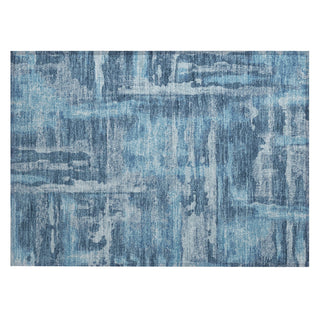 Piper Looms Chantille Abstract ACN2015 Denim Machine Washable Area Rug Scatter Main Image