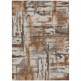 Piper Looms Chantille Abstract ACN2015 Paprika Machine Washable Area Rug main image