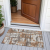 Piper Looms Chantille Abstract ACN2015 Paprika Machine Washable Area Rug Scatter Outdoor Lifestyle Image Feature