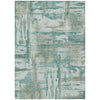Piper Looms Chantille Abstract ACN2015 Teal Machine Washable Area Rug main image